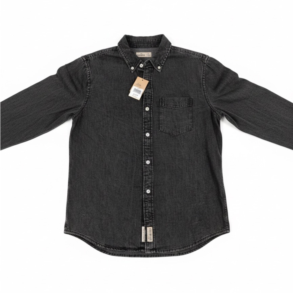 Hollister faded denim Button Down Shirt